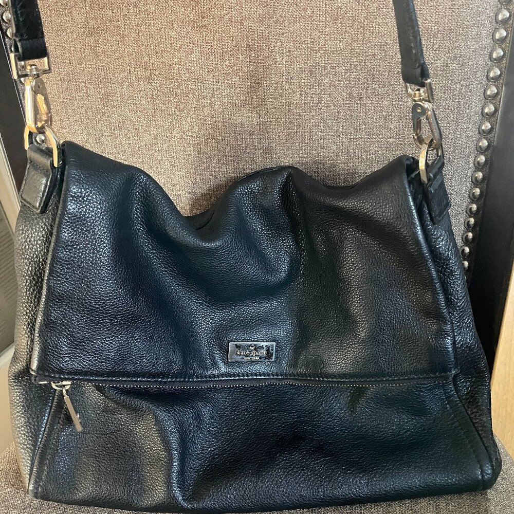 Kate Spade Medium Crossbody Black Leather Handbag